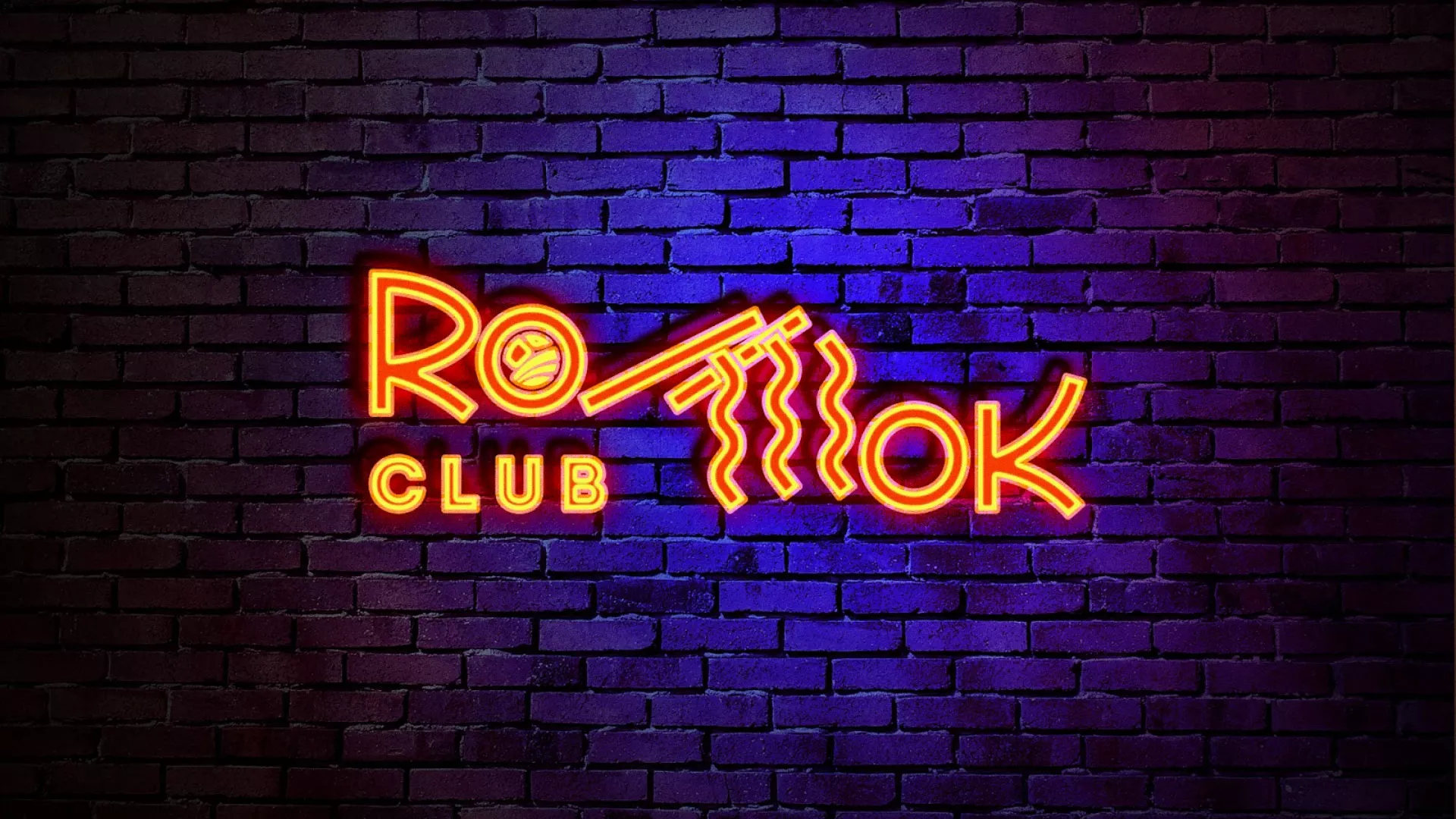 Разработка интерьерной вывески суши-бара «Roll Wok Club» в Полесске